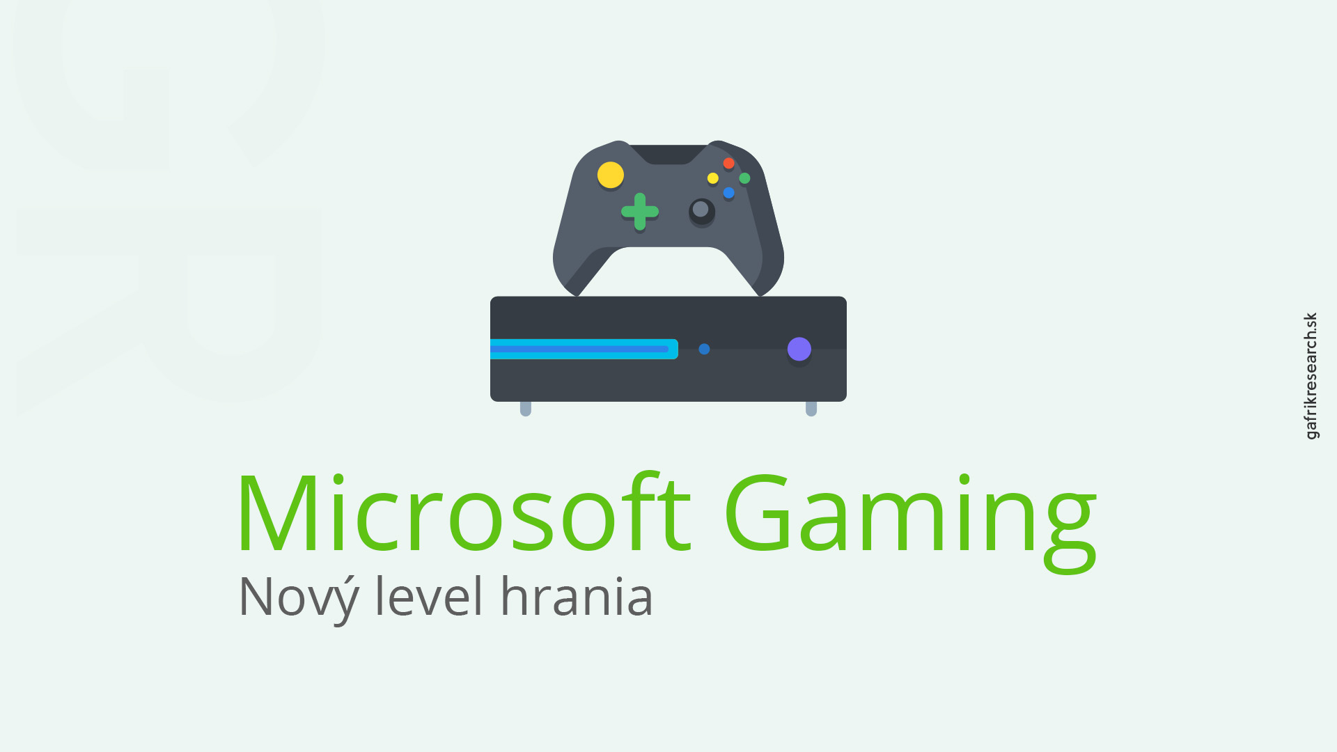 Microsoft Gaming – Nový level hrania